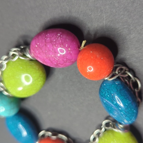 Colorful Stone Beaded Bracelet - Picture 3 of 3